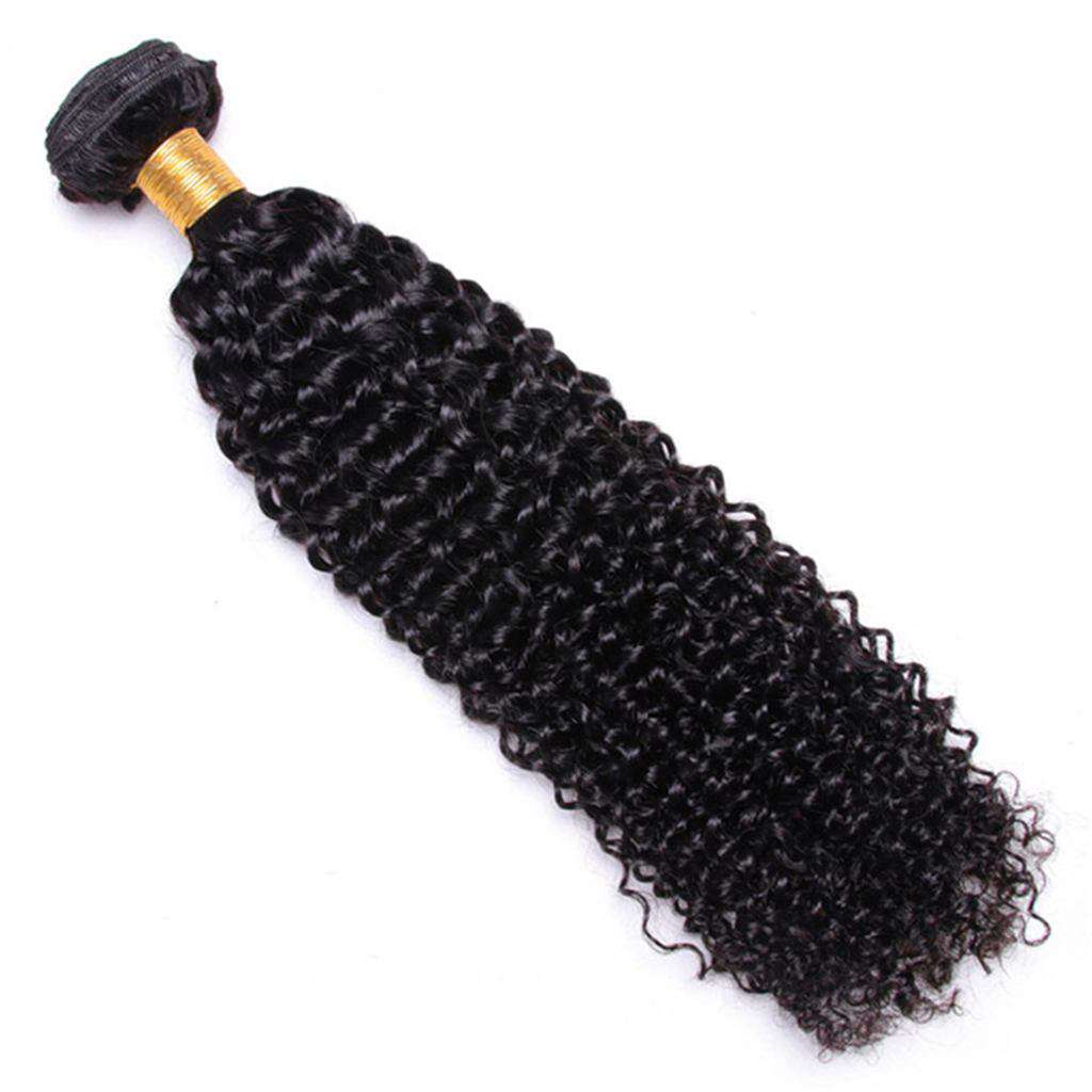 Afro Kinky Curly Hair 3 Bundles 10A Brazilian Human Hair Natural Color - Image 3