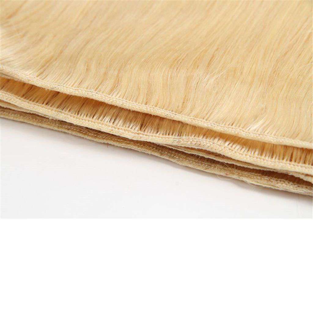 Honey Blonde 3 Bundles Straight Brazilian Human Hair Bundles - Image 4