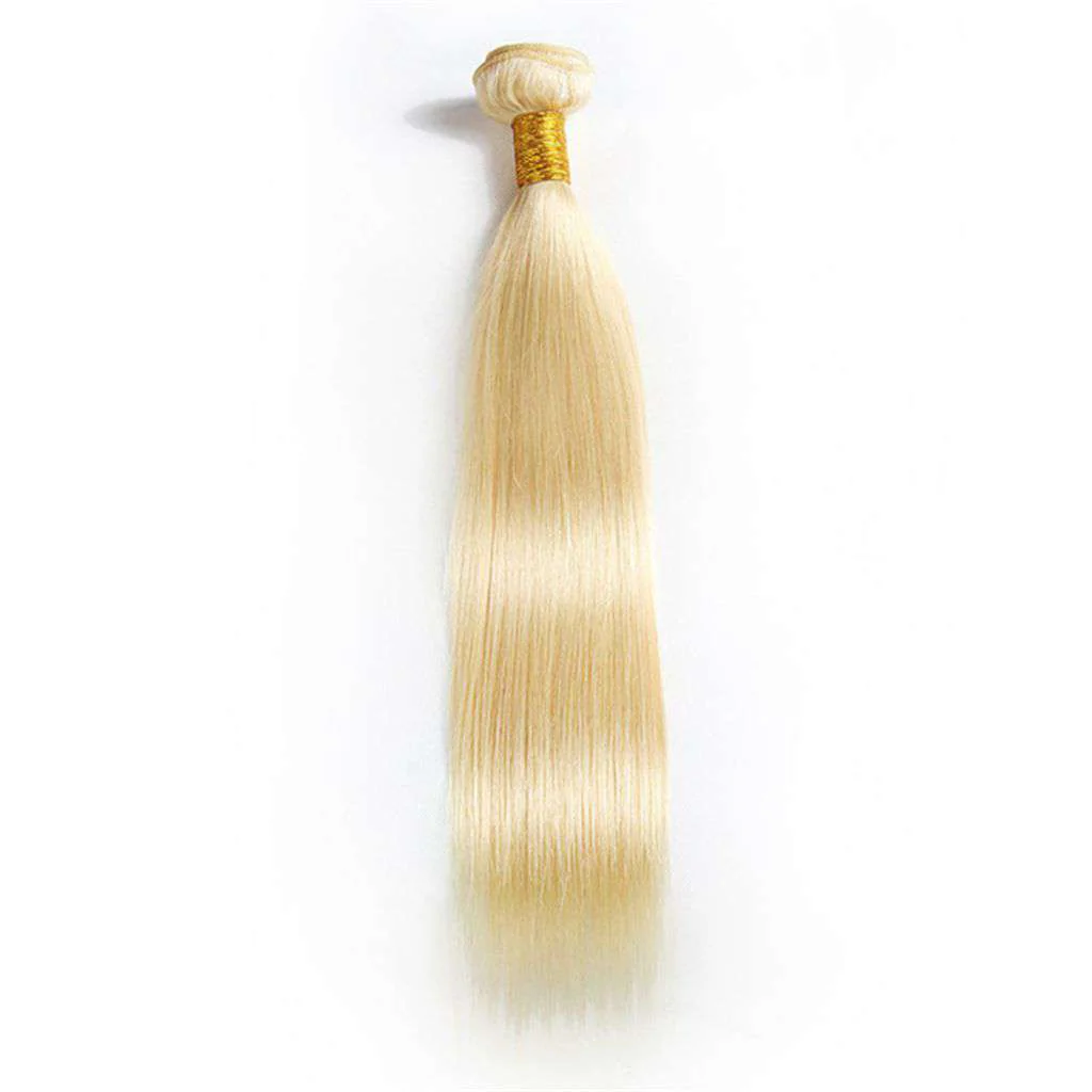 Honey Blonde 3 Bundles Straight Brazilian Human Hair Bundles - Image 6