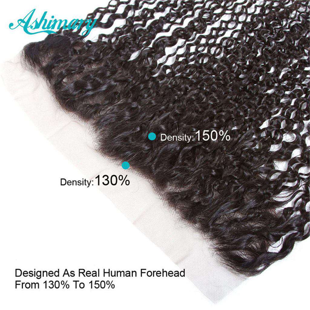 10A Kinky Curly Brazilian Hair 3 Bundles With Frontal Human Hair - Image 7